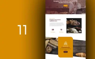 Conceptions de sites Web pour boulangeries