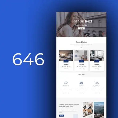 Conception de sites Web pour hôtels, maisons, appartements